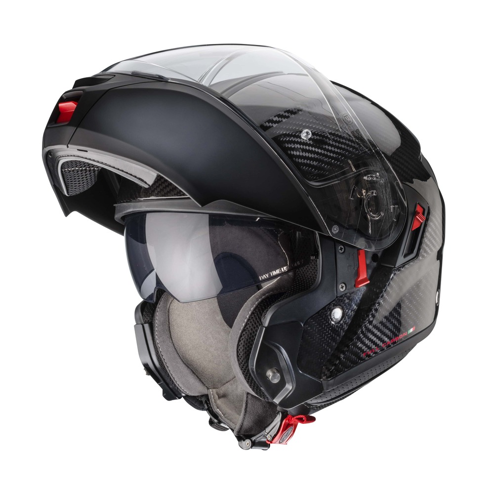 CASCO ABATIBLE CABERG LEVO X CARBON