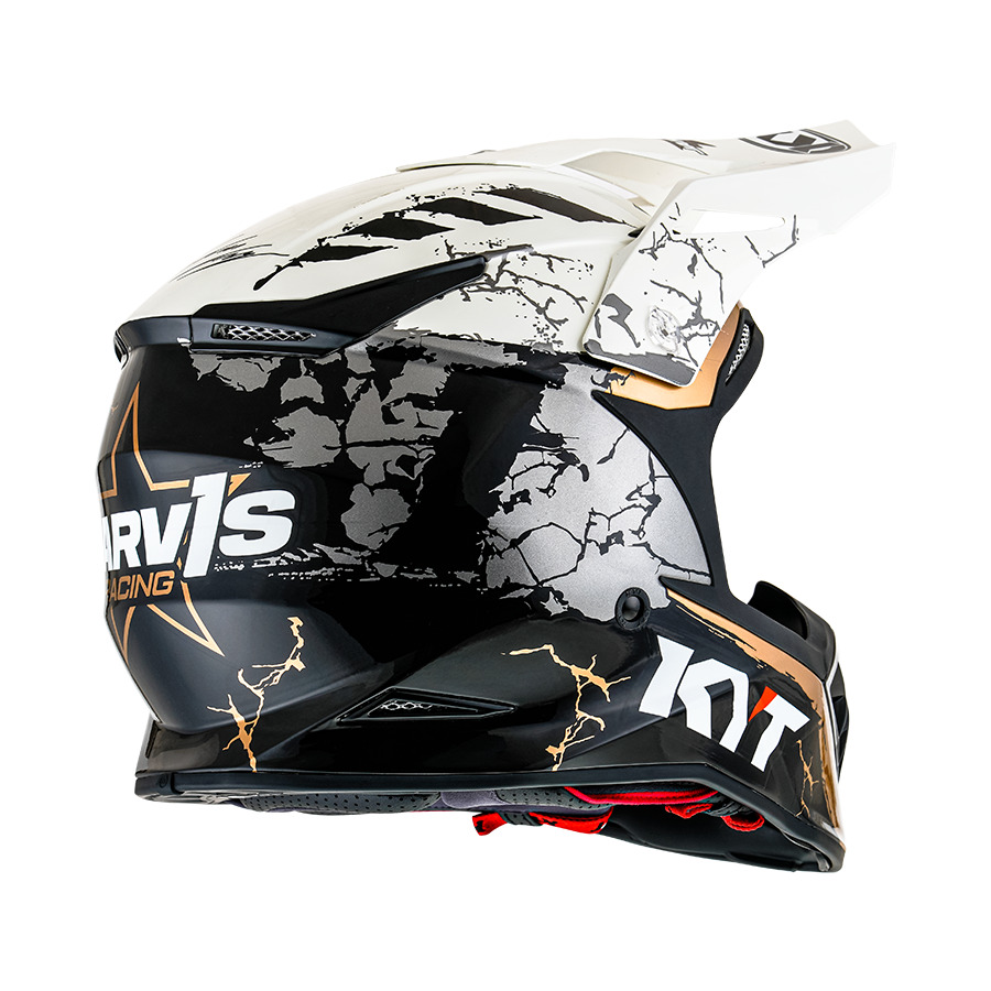 CASCOS OFF ROAD  KYT SKYHAWK JARVIS SIGNATURE EDITION