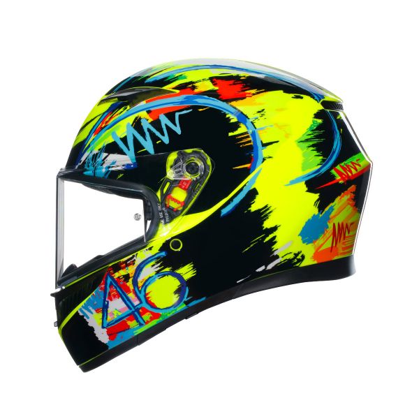 CASCO INTEGRAL AGV K3 ROSSI WINTER TEST 2019