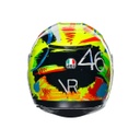 CASCO INTEGRAL AGV K3 ROSSI WINTER TEST 2019