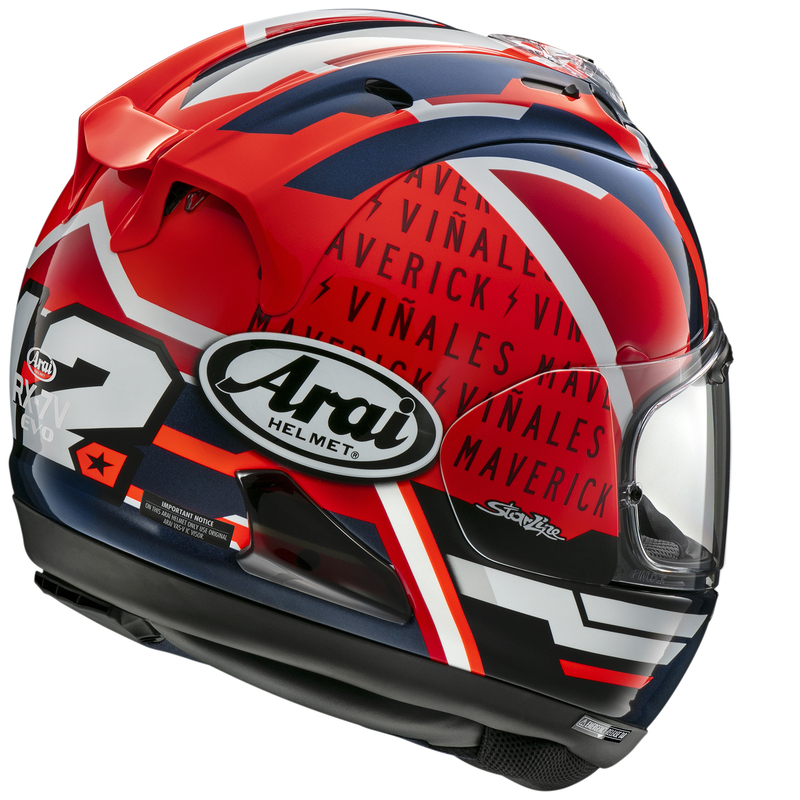Casco integral ARAI RX-7V EVO Maverik Viñales