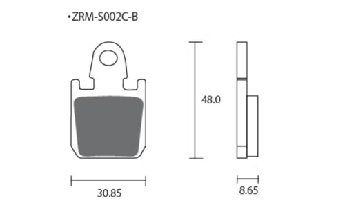 Pastillas de freno ZCOO S002 EXC Endurance (Pinzas SUMITOMO)