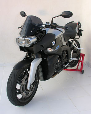 Cúpula alta para BMW K 1200 R 2006-2008 (+10 cm - altura total 30 cm)