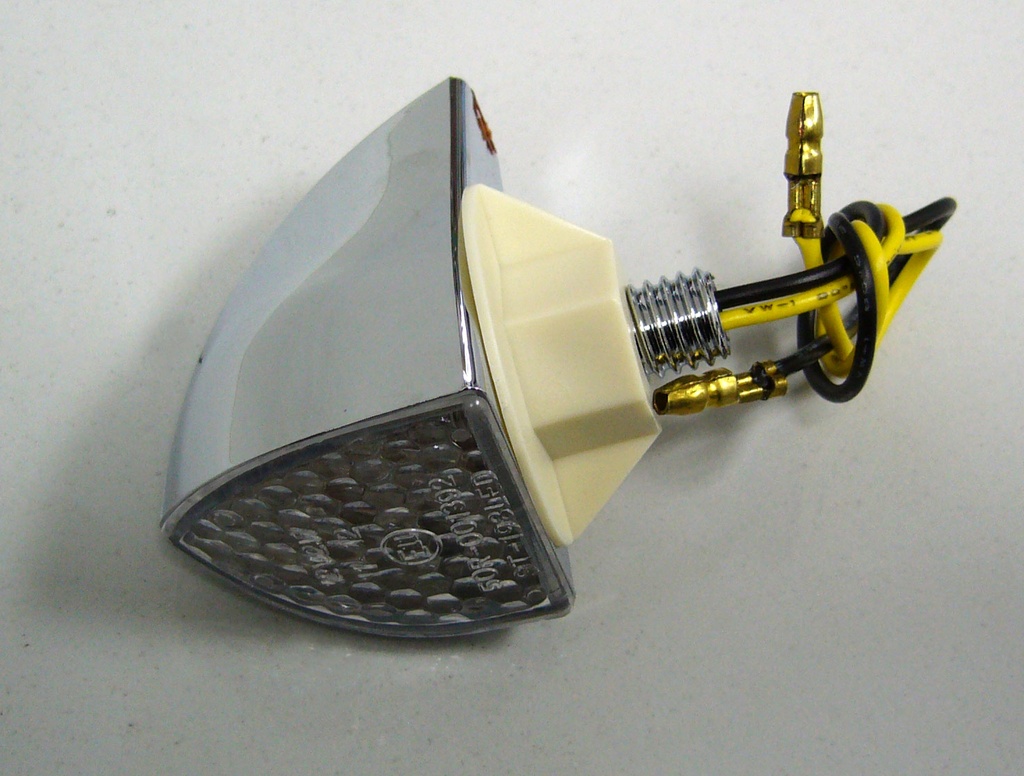 White/Orange triangular turn signal with E12 led