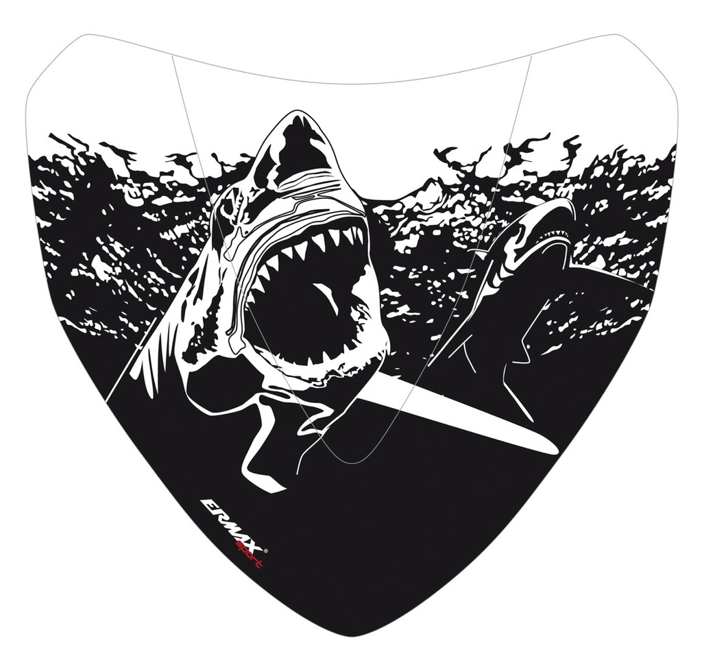 Sharks silkscreen printing for dome