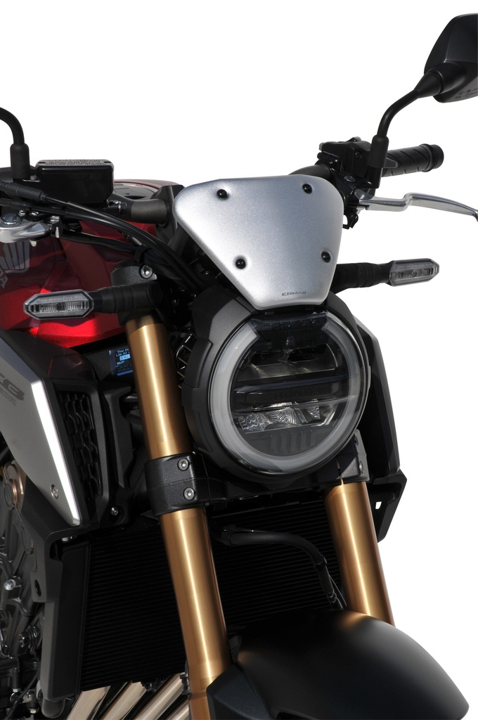 Cúpula deportiva en aluminio anodizado Honda CB 650 R 2019 (con kit de fijación)