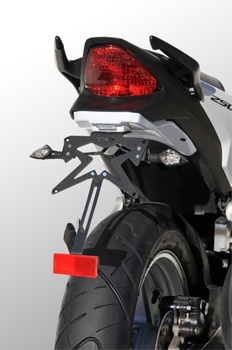 [790100124] License plate bracket for Honda CBR 250 R 2011-2015 (Unpainted (primer))