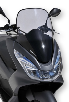 [10101147] cúpula de protección elevada (55 cm) ermax para PCX 125/150 2014-201 (Transparente)