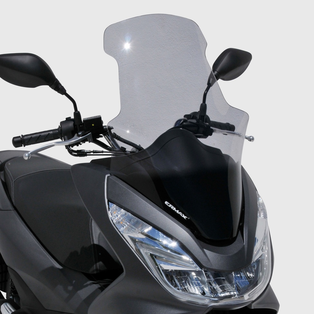 Raised protection screen for Honda PCX 125/150 2014-2018 (70cm - with hand protection)  