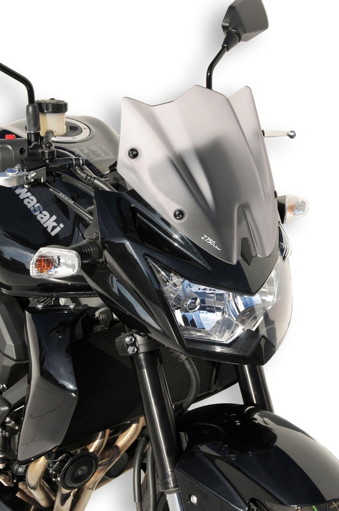 Sport screen for Kawasaki Z750 (Look Z1000) 2007-2012 (with fixing kit - metal mounting brackets)