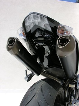 [790300063] Soporte de matrícula para Kawasaki ZX10 R NINJA 2006-2007 (Sin pintar (imprimación))