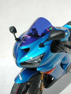 [70300059] Aeromax windscreen for Kawasaki ZX6 R/RR 2005-2008 & ZX10 R NINJA 2006-2007 (Light blue)