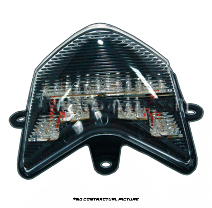 Piloto blanco de led E11 para Kawasaki ZX6 R/RR (05-06) &amp; Z750 S (05-07)