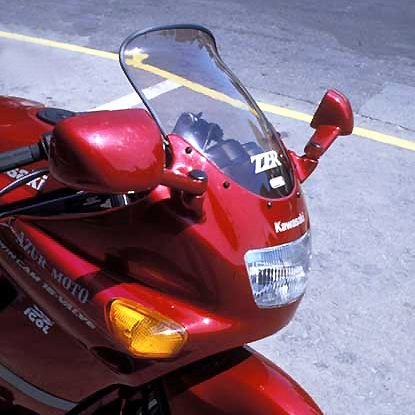 Elevated protection windscreen for Kawasaki ZZR600 1990-1992