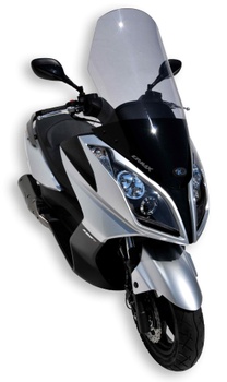 [14101001] Windscreen scooter high protection for Kymco DINK STREET 125/200/300i Downtown 2009-2019 (76 cm) (Transparent)