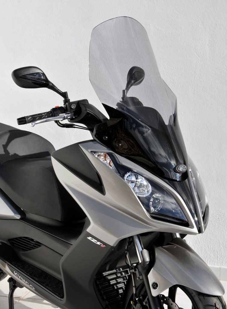 Windscreen scooter high protection for Kymco DINK STREET 125/200/300i Downtown 2009-2019 (with hand protection)