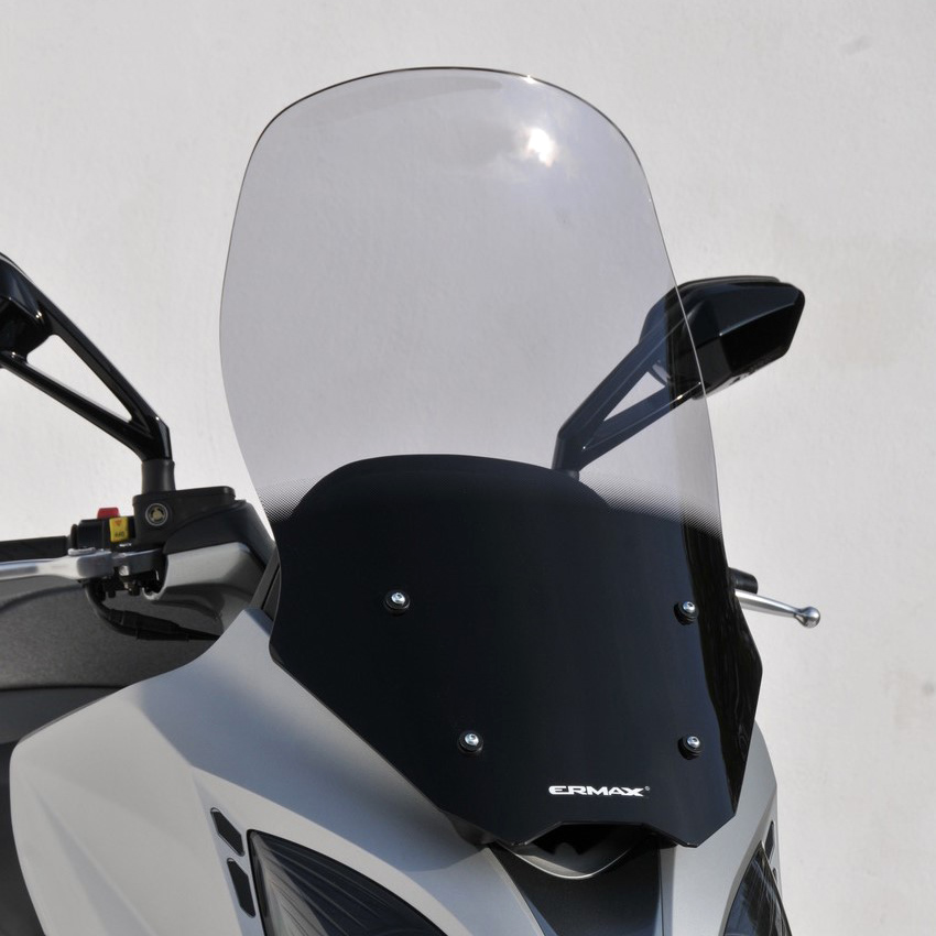 Raised protection screen for Kymco XCITING 400 2017-2019 (65 cm)