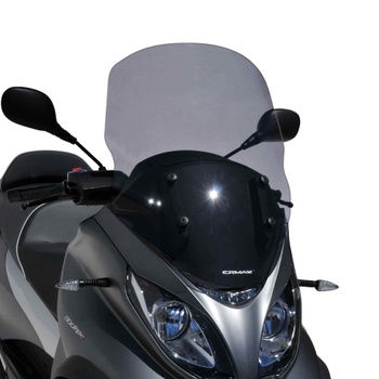 [TO53015-01] Parabrisas scooter touring (65 cm) ermax para MP3 350 y 500 HPE (Sport-business-Advanced) 2018-2021 (Transparente)