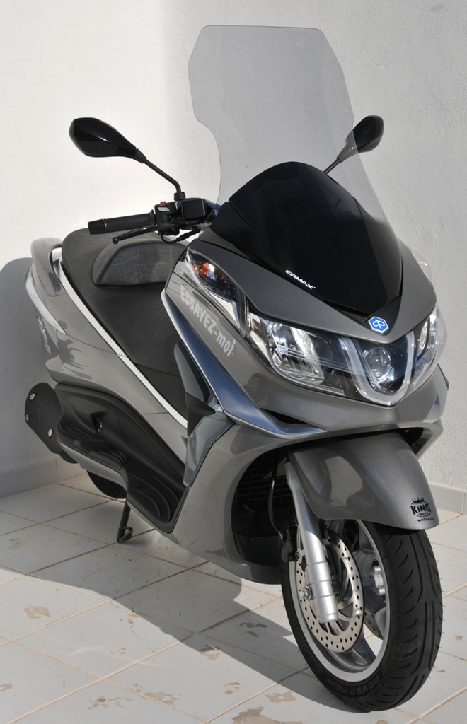 Parabrisas para Piaggio X10 125ie/350ie/500 Executive y Sport 2012-2017 (alta protección - 81 cm)