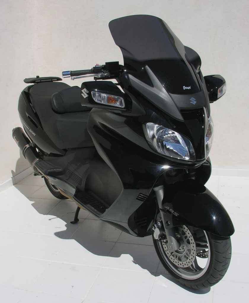 Parabrisas scooter tamaño original (63cm) ermax para AN 650 BURGMAN &amp; genuine 2002-2011