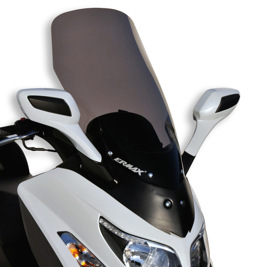 High windscreen for SYM GTS EVO 125/300 2009-2012 &amp; 250 2012 (with bracket and fixings)
