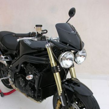 Fairing screen for Triumph SPEED TRIPLE 1050 2008-2010 (15 cm and keel of origin to be drilled)