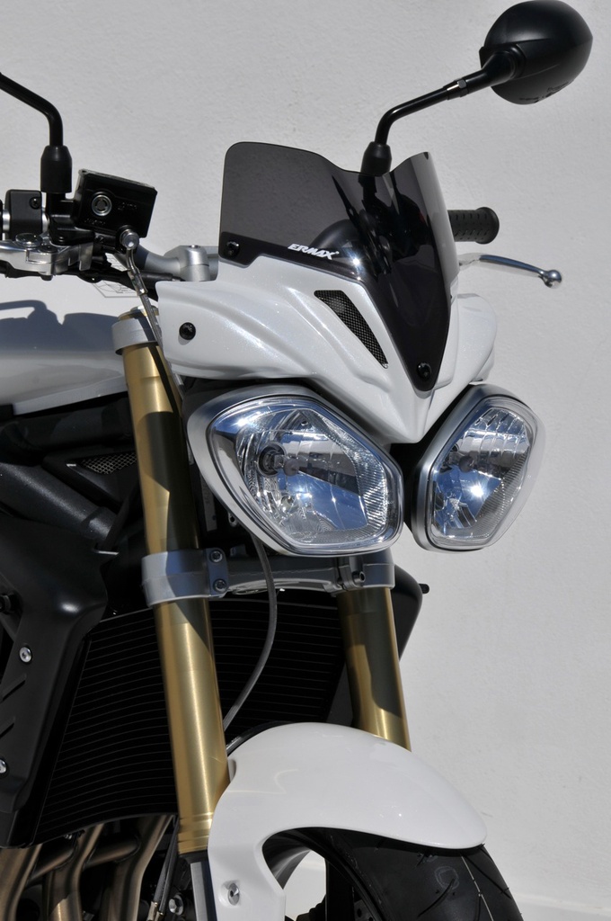 Ermax headlight fairing (21cm + screen) for STREET TRIPLE R 2012