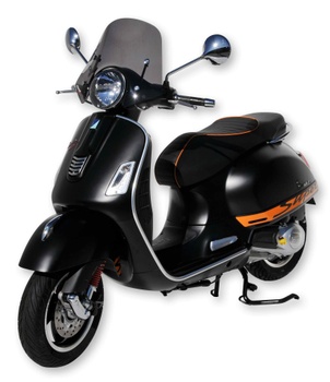 [MS1301GMS] Mini parabrisas deportivo para Vespa GTS-HPE 125/300 2008-2022 (40 cm) (Transparente)