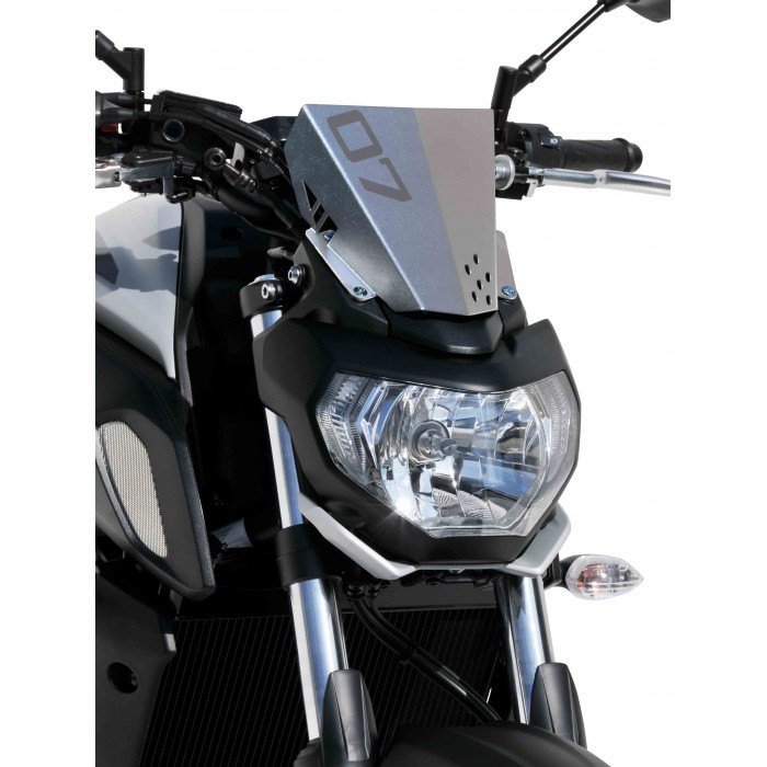 Cúpula deportiva en aluminio anodizado para Yamaha MT-07 2018-2019