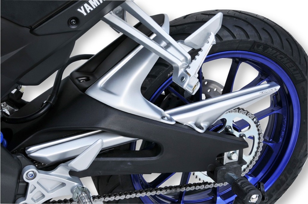 Guardabarros trasero para Yamaha MT 125 2014-2019 (+ cubre cadena)