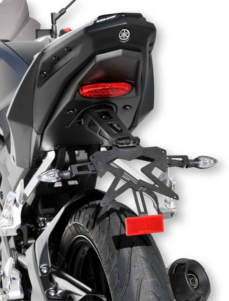 License plate holder for Yamaha MT 125 