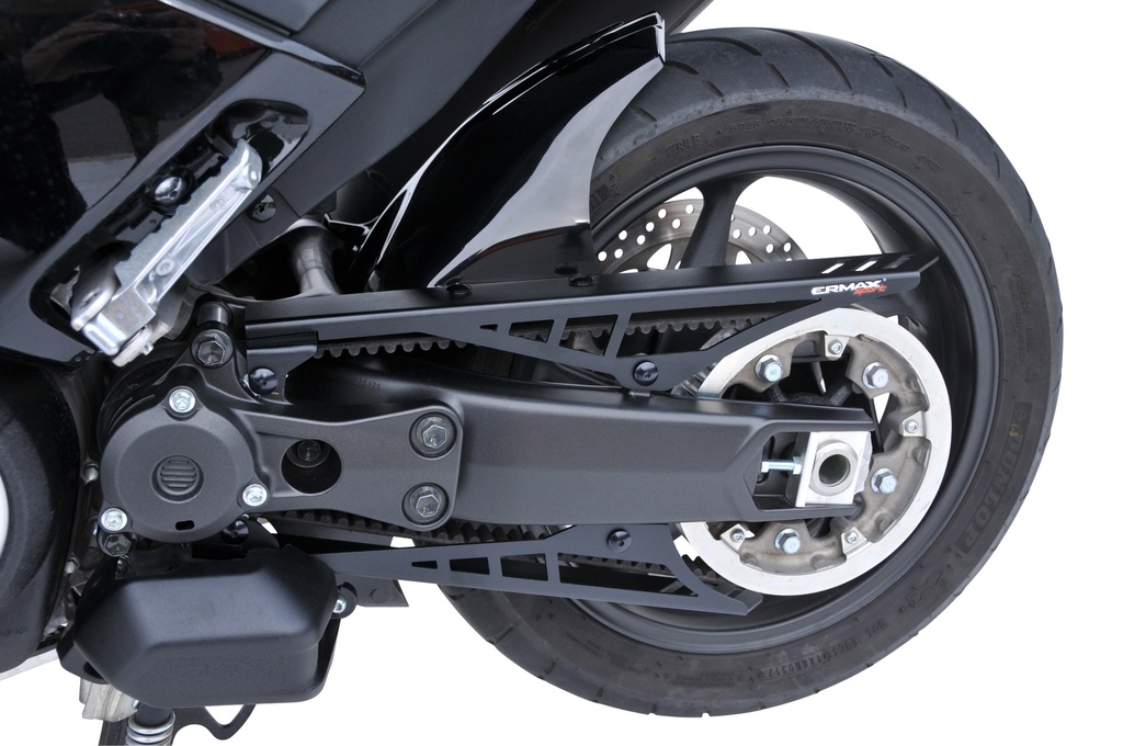 Guardabarros trasero para Yamaha T MAX DX/SX 2017-2019 (+ caja de aluminio anodizado para cadena)