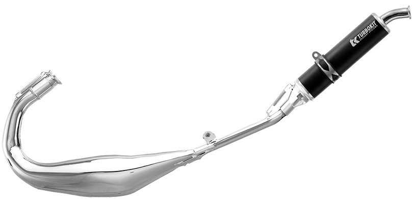 EXHAUST CONTI RACING PRE GP125 (GASGAS) (CHROME)