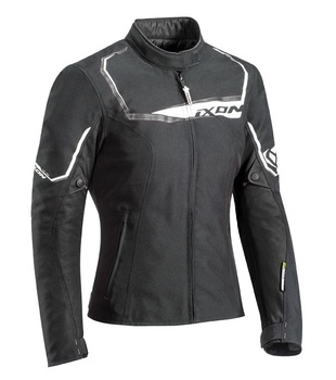 [100102038-1073-XS] CHAQUETA DE MOTO IXON CHALLENGE LADY PARA INVIERNO (Negro/Fucsia, XS)