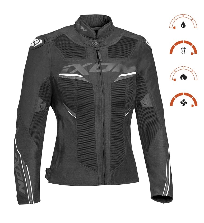 IXON DRACO LADY MOTORCYCLE JACKET FOR SUMMER