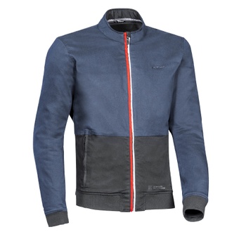 [100101095-3020-L] IXON FULHAM MOTORCYCLE JACKET FOR WINTER (Black/Blue, L)