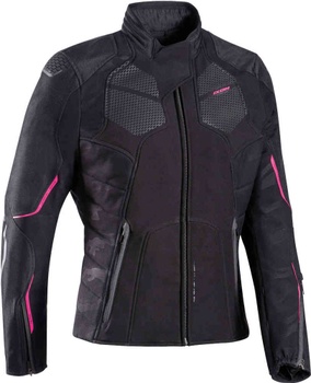 [100102048-1073-XS] IXON CELL LADY JACKET FOR WINTER (Black/Fuchsia, XS)