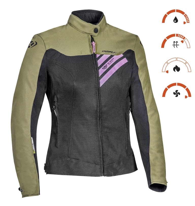 CHAQUETA DE MOTO IXON ORION LADY PARA VERANO