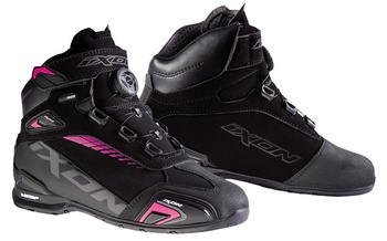 [508112003-1073-36] BOTAS IXON BULL WP LADY PARA NAKED (Negro/Fucsia, 36)