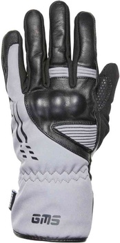 [ZG42004-039-XS] GUANTES DE MOTO GMS STOCKHOLM WP PARA INVIERNO (Negro/Gris, XS)