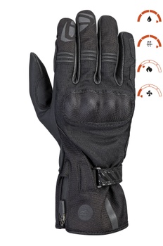 [300111063-1103-M] GUANTES DE MOTO IXON MS LOKI PARA INVIERNO (Negro/Antracita, M)