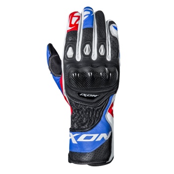 [300211043-1094-S] GUANTES DE MOTO IXON RS CIRCUIT R PARA VERANO (Negro/Azul/Blanco/Rojo, S)