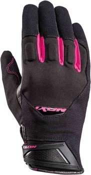 [300112016-1073-M] GUANTES DE MOTO IXON RS SPRING LADY PARA VERANO (Negro/Fucsia, M)