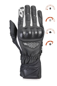 [300211058-1001-S] IXON RS TANGO SUMMER MOTORCYCLE GLOVES (Black, S)