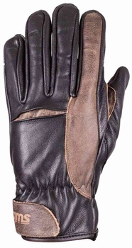 [ZG40713-083-XS] GMS RYDER SUMMER GLOVES  (Brown/Black, XS)