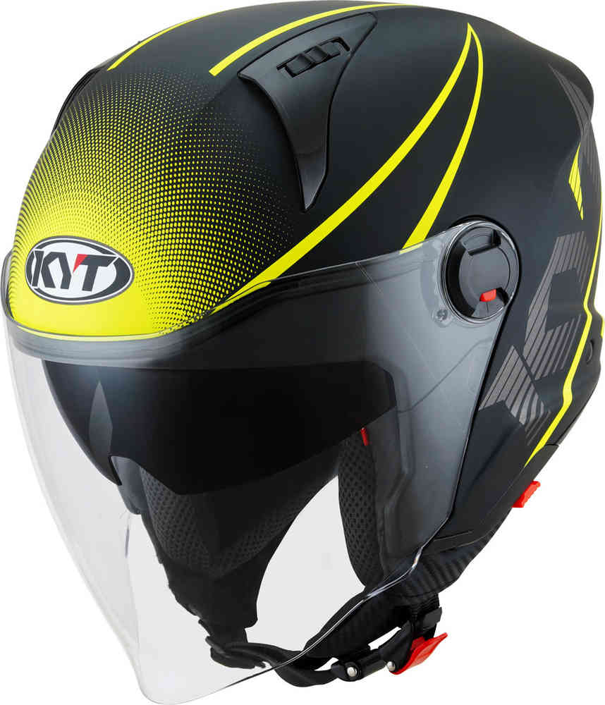 KYT JET HELMET D-CITY COLORFUL