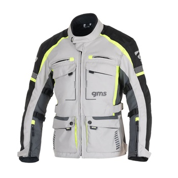 [ZG55010-835-XS] CHAQUETA DE HOMBRE GMS EVEREST (Gris/Negro/Amarillo, XS)