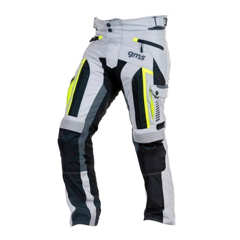 [ZG65308-835-XS] GMS EVEREST PANTS (Grey/Black/Yellow, XS)