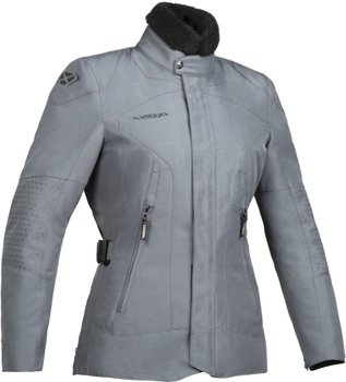 [100102049-8017-XS] IXON BLOOM MOTORCYCLE JACKET FOR WINTER (Light grey, XS)