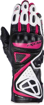 [300212023-1019-XS] GUANTES IXON GP5 AIR LADY PARA VERANO (Negro/Blanco/Fucsia, XS)